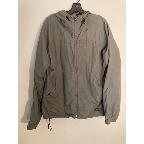 REI Co-op Hooded Lightweight Windbreaker Jacket Soft Olive Green Sz XL - Picture 4 of 11